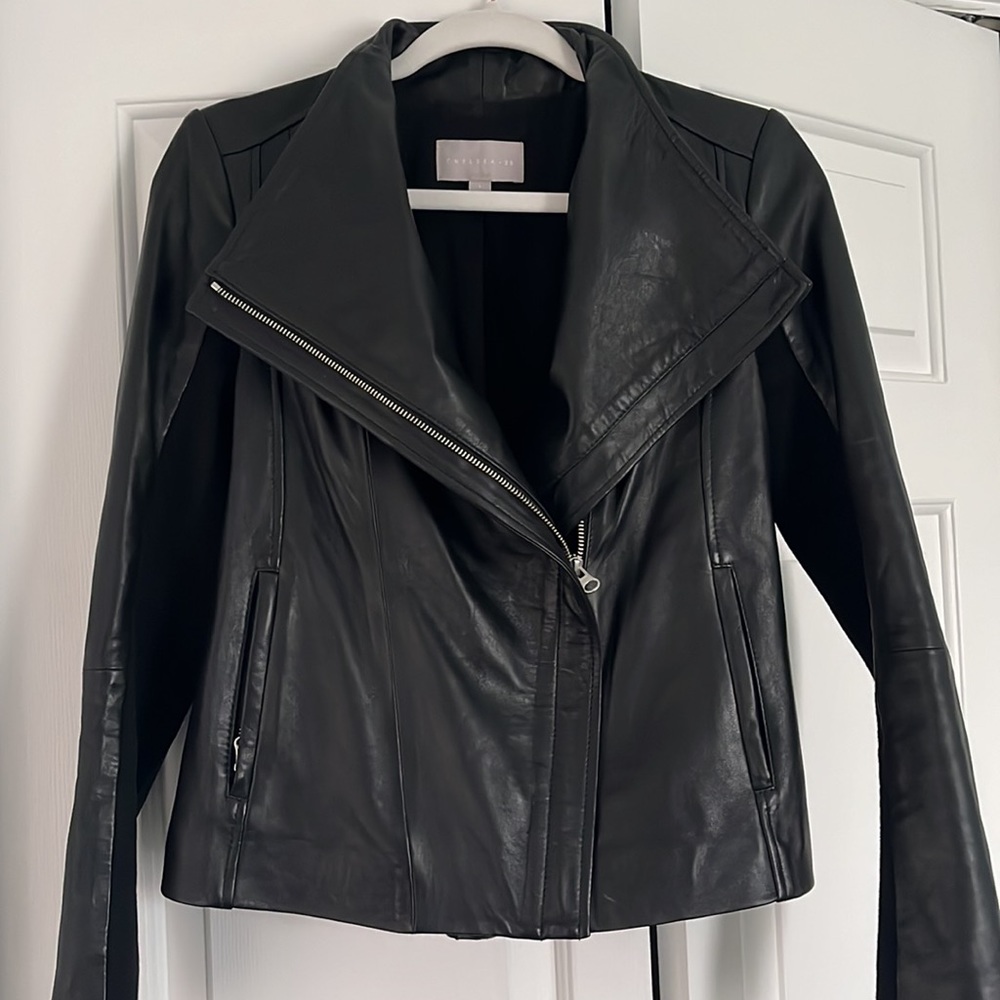 Chelsea28 Leather Moto Jacket Size Small